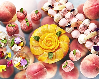 リッツ・カールトン大阪初の桃づくし！桃のパスタやピザも「ピーチアフタヌーンブッフェ」