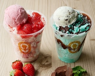 チョコミン党必見！チョコミント味の“ふわふわ”かき氷や“色が変わる”かき氷が登場