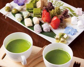 目でもおいしいこだわりの抹茶フォンデュは格別！「抹茶庵 けんしん」