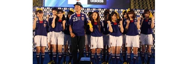 AKB48大島「攻めが足りない」とサッカー日本代表に“喝”！