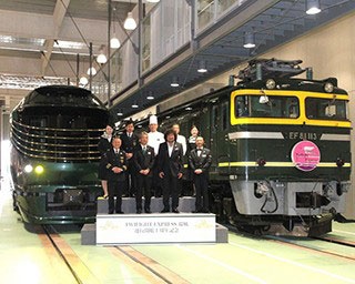 京都鉄道博物館で新旧トワイライトエクスプレスが揃い踏み　「瑞風」1周年記念イベント