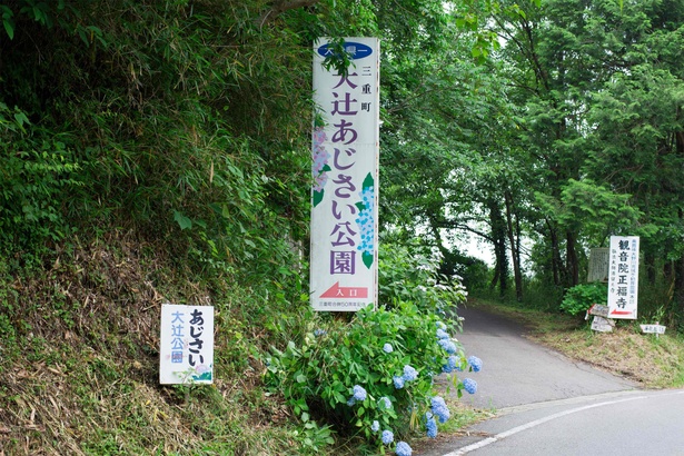 大分自動車道大分米良ICから国道10号を経由。道沿いの看板が目印