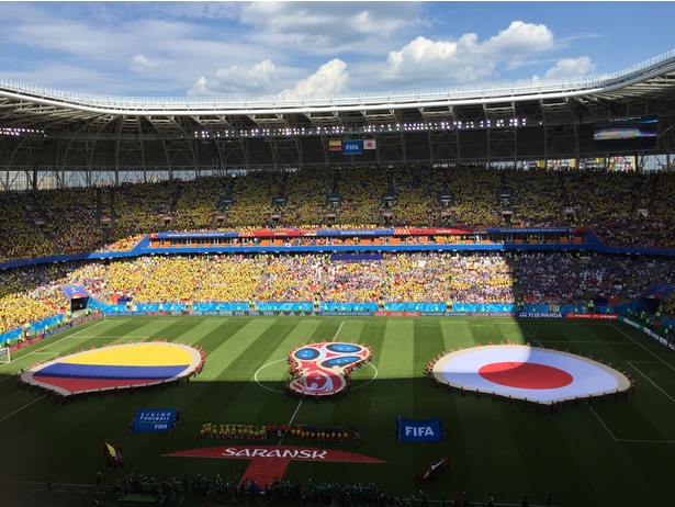 ロシアW杯初戦、日本はコロンビアで2-1で勝利