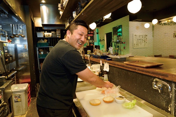 店長の松下和広さん/カメレオンキッチン