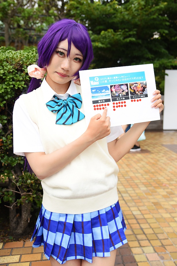 『ラブライブ！』の東條希に扮する鈴音モナさん