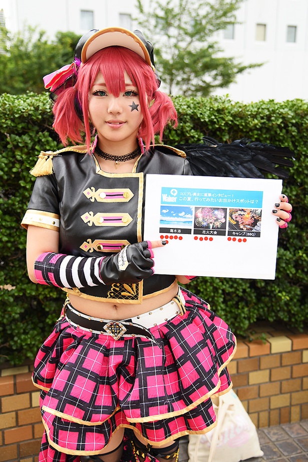 『ラブライブ！サンシャイン!!』の黒澤ルビィに扮する藤花さん