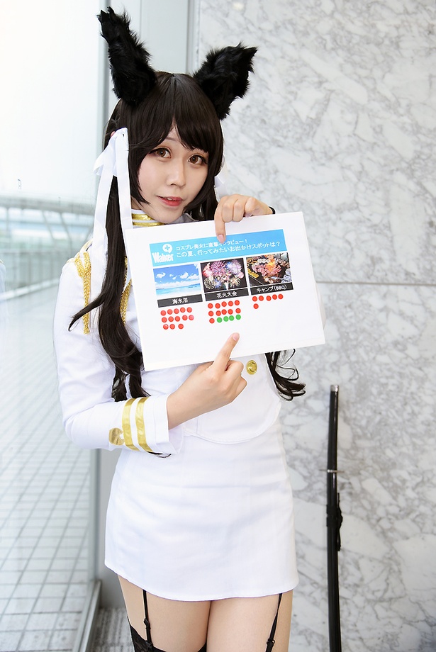 『アズールレーン』の愛宕に扮する七雄さん