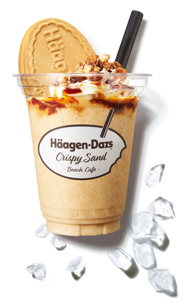 テイクアウトのみで味わえる「Crispy Sand Shake with キャラメルクラシック」(700円)