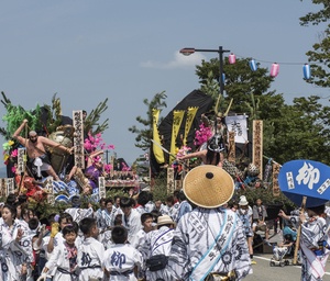 秋田県秋田市で夏を彩る伝統の祭り「土崎港曳山まつり」開催
