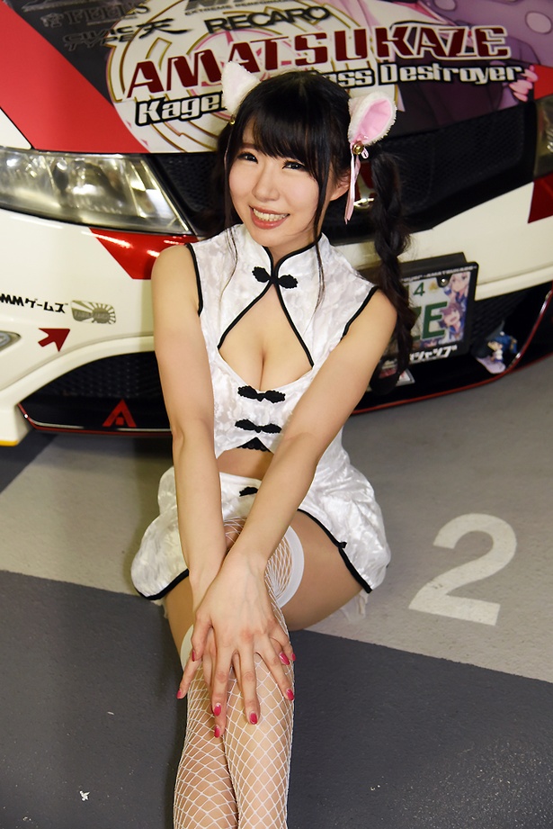オリジナル衣装で痛こすに参加した みけさん