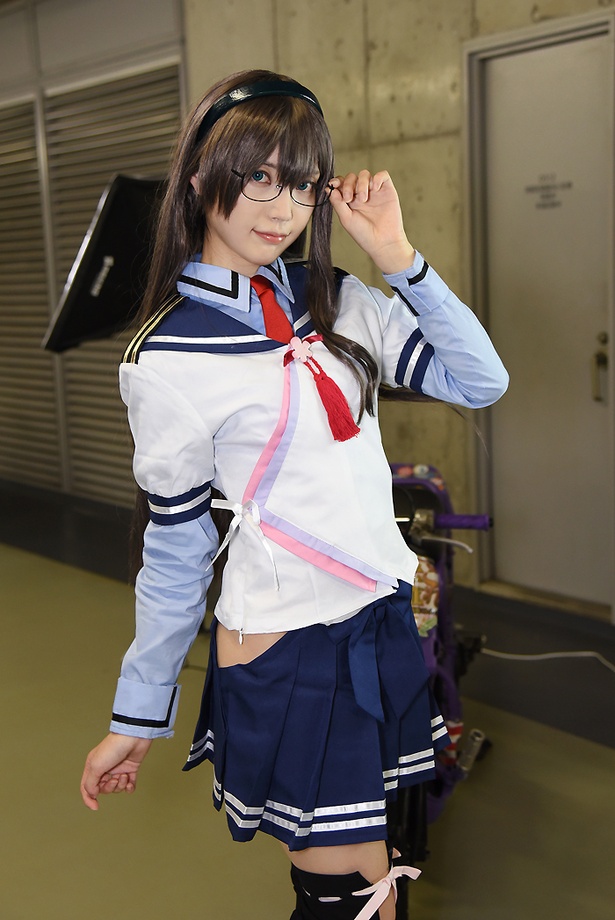 『艦隊これくしょん -艦これ-』の大淀に扮するターニャさん