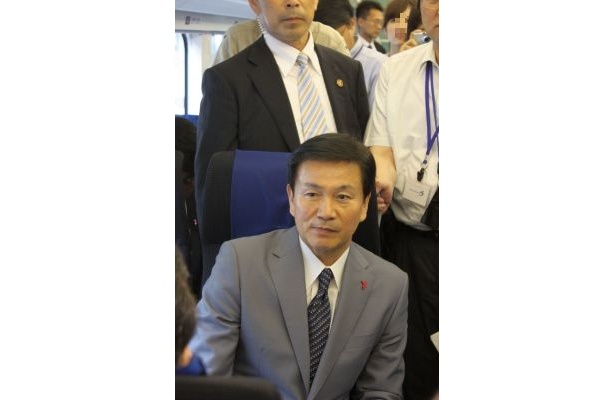 千葉県知事・森田健作氏「揺れが少ないので驚きましたね」