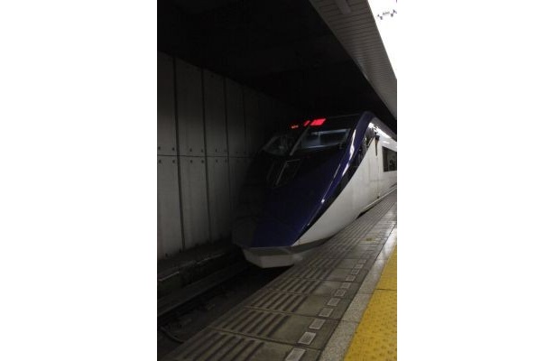 「新型スカイライナー」出線の様子