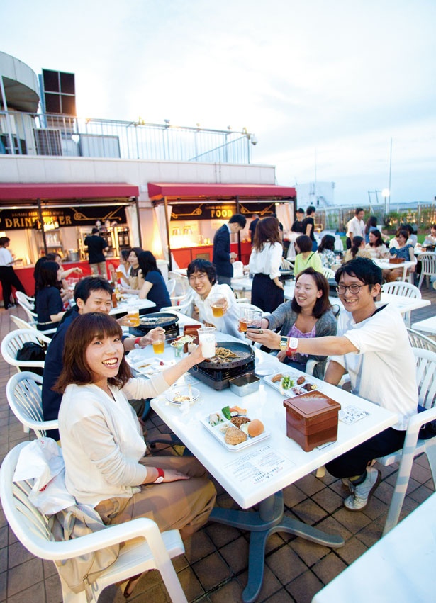 昨年復活した「大丸ビアガーデンKYOTO」/大丸ビアガーデンKYOTO