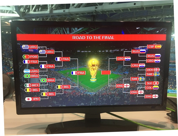 フランスは自国開催で優勝した1998年大会、準優勝の2006年ドイツ大会に続く3大会ぶりの決勝進出