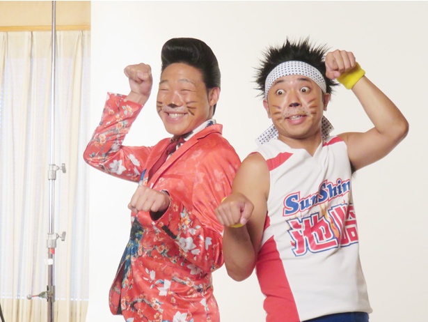 みやぞん＆サンシャイン池崎の撮影風景