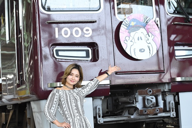 画像2 9 かわいすぎ スヌーピー列車が阪急電鉄で運行中 ウォーカープラス