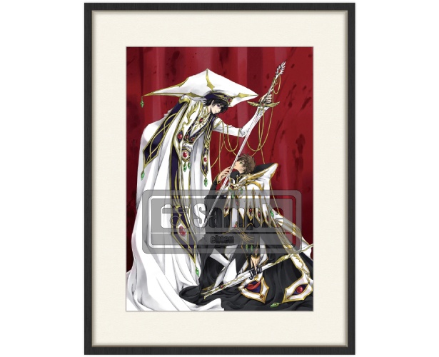 「コードギアス 反逆のルルーシュ」CLAMPイラスト複製原画(ルルーシュ&スザク)