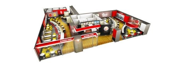【写真】国内最大級のフラッグシップ店舗「バーガーキング(R)六本木店」