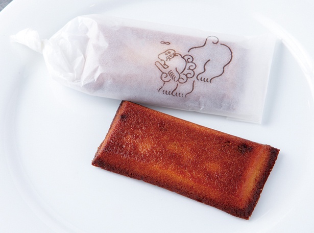 郡上の地味噌とアカシヤのミツで作ったフィナンシェ(230円)は、甘味と塩けのバランスが絶妙！/Shi-Shi