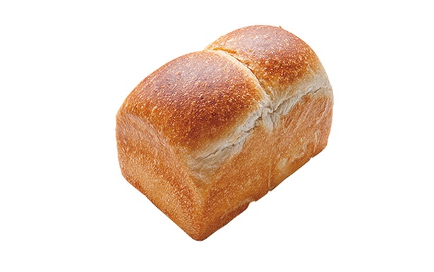 「ベーカリータツヤ」の「食パン」(470円)。広がる小麦の香りとしっとりとした口当たりで人気。焼かずに食べてもおいしい