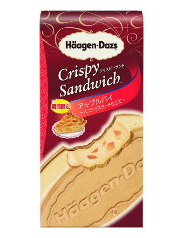 クリスピーサンドならではのアップルパイの味わいが楽しめる