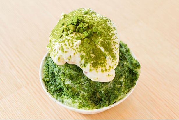 おいしい氷屋(福岡市中央区) / 火曜～金曜限定の「抹茶マスカルポーネ」(800円)