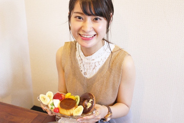 今回の“たべるガール”は、はるかちゃん！友だちからは“ぽるか”と呼ばれているそう
