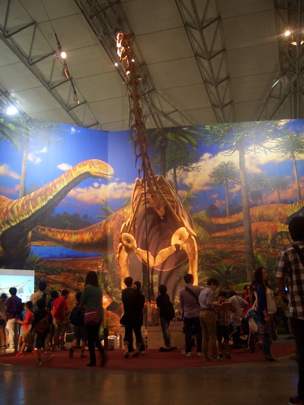 メガ恐竜展 2018 －巨大化の謎にせまる－ / トゥリアサウルスの復元骨格(半身)は九州初公開
