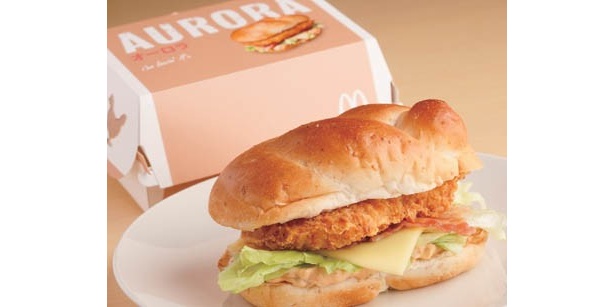 マクドナルド「チキンバーガー オーロラ」(370〜390円)