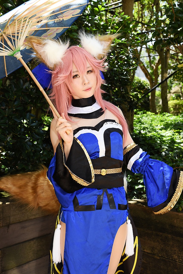 『Fate/Grand Order』の玉藻の前に扮する も乃さん