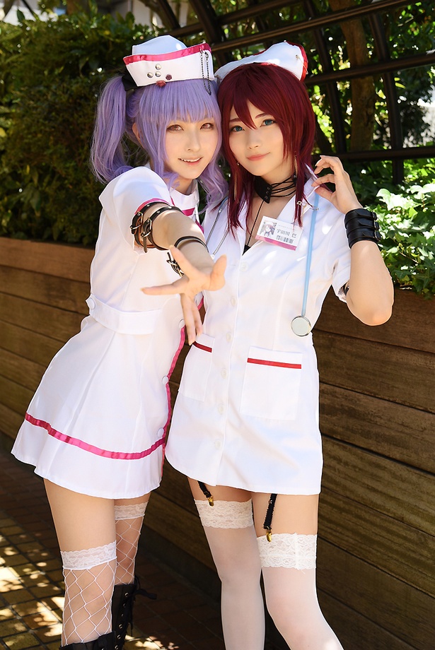 『BanG Dream!』の宇田川あこ(左：楪さん)と、宇田川巴(右：たゆさん)