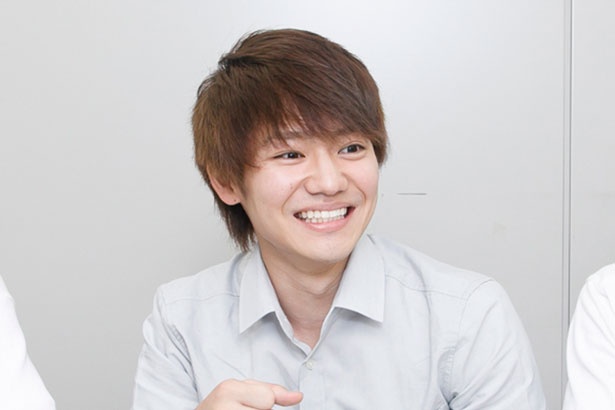 「第1回企画公演 with 人狼TLPT S『MISSION EPISODE 1 “FIRST CONTACT”』」の魅力について語る馬越琢己