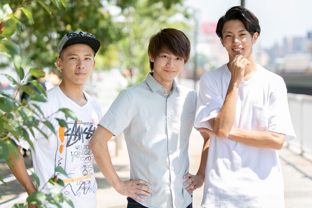 10神ACTORの岡進太郎、馬越琢己、松島勇之介