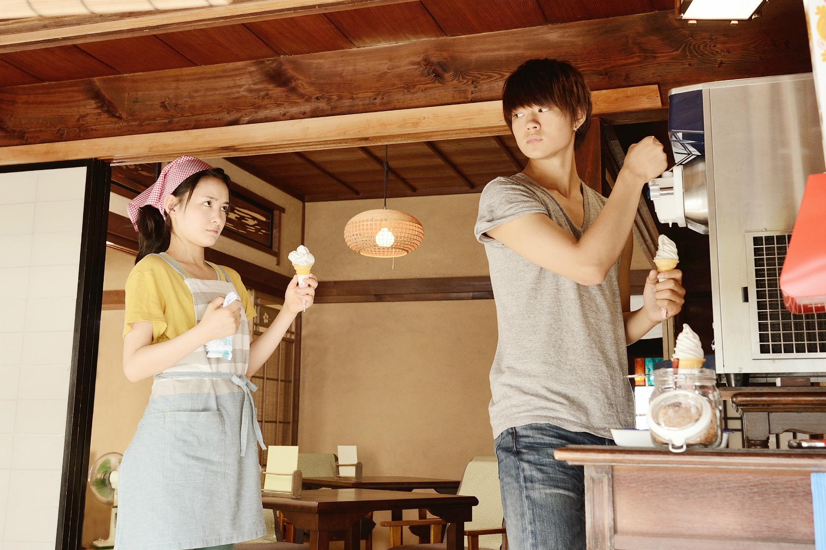 葵と佐野は『くちびるに歌を』以来の共演となった