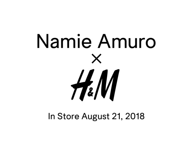 「Namie Amuro x H＆M」ロゴ