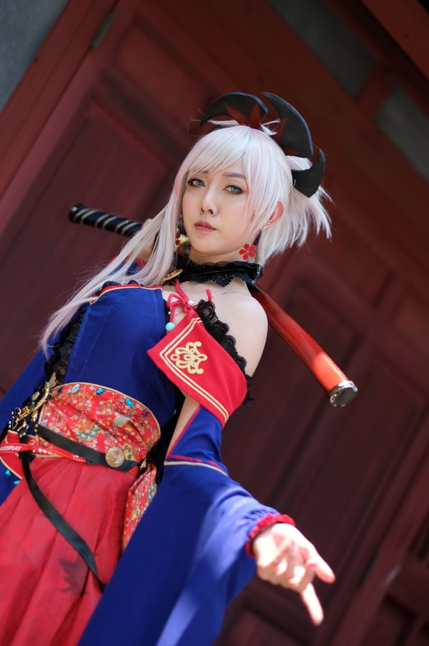 「Fate/Grand Order」の宮本武蔵に扮したJASPER Zさん