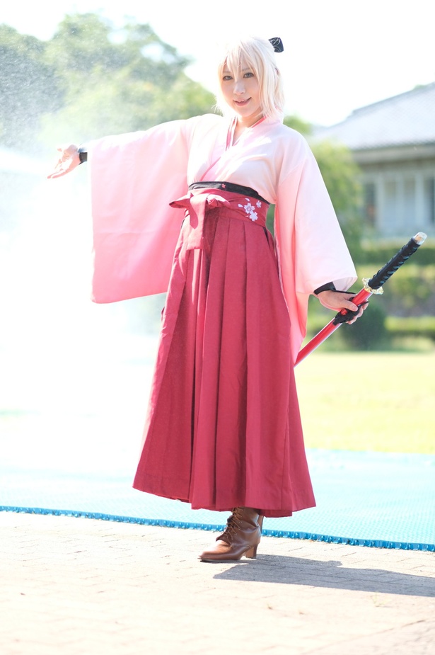  「Fate/Grand Order」の沖田総司に扮した羽鳥さん