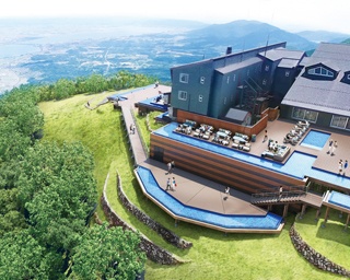 絶景が人気の天空カフェ「びわ湖テラス」に琵琶湖北部が望める新エリアが登場！