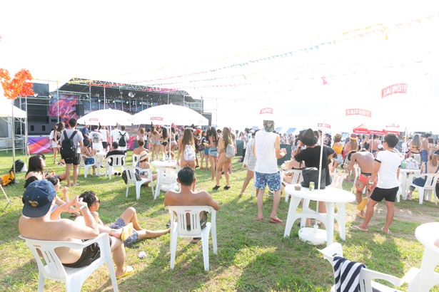 2018年8月4日(土)に開催された「RINKU BEACH FES 2018」の様子　