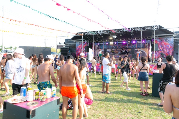 2018年8月4日(土)に開催された「RINKU BEACH FES 2018」の様子　