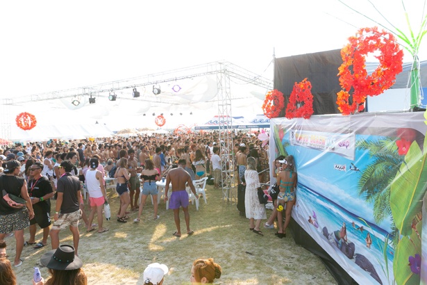 2018年8月4日(土)に開催された「RINKU BEACH FES 2018」の様子　