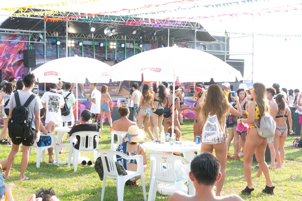2018年8月4日(土)に開催された「RINKU BEACH FES 2018」の様子　