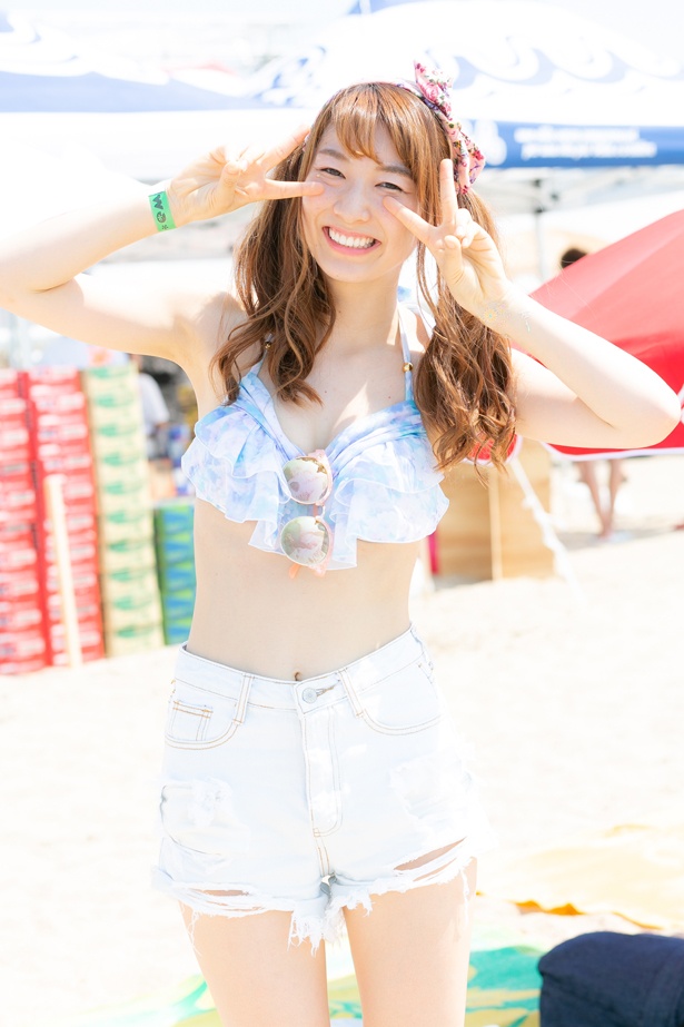 「RINKU BEACH FES 2018」で見つけた水着美女