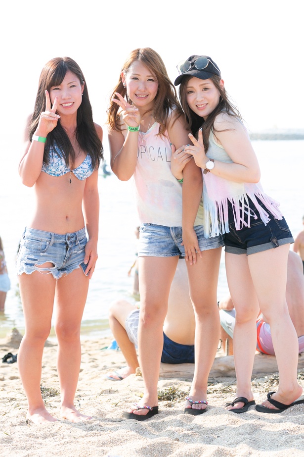 「RINKU BEACH FES 2018」で見つけた水着美女