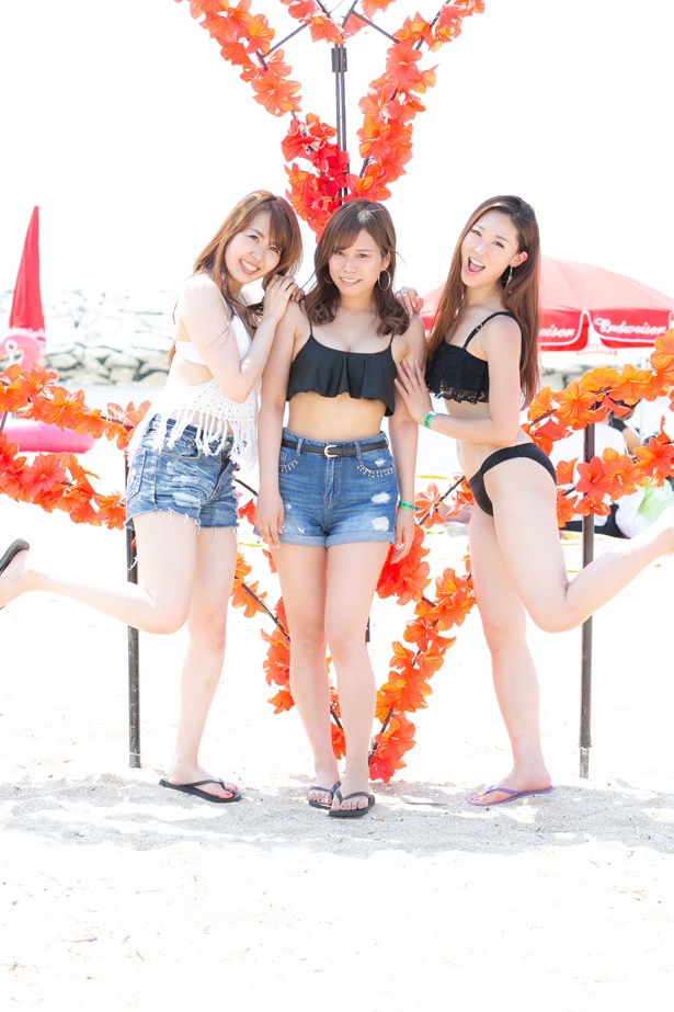 「RINKU BEACH FES 2018」で見つけた水着美女