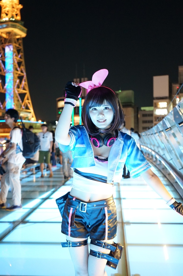 バーチャルYoutuberのキズナアイに扮したしうまいさん