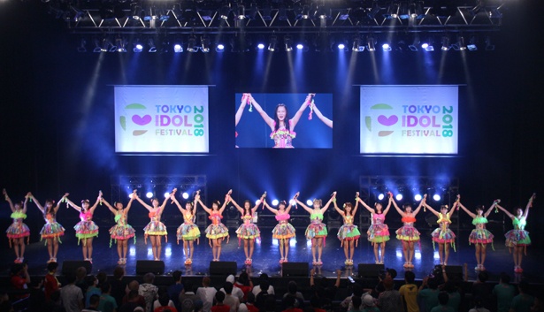 「TOKYO IDOL FESTIVAL 2018」2日目のHOT STAGEに出演したNMB48カトレア組