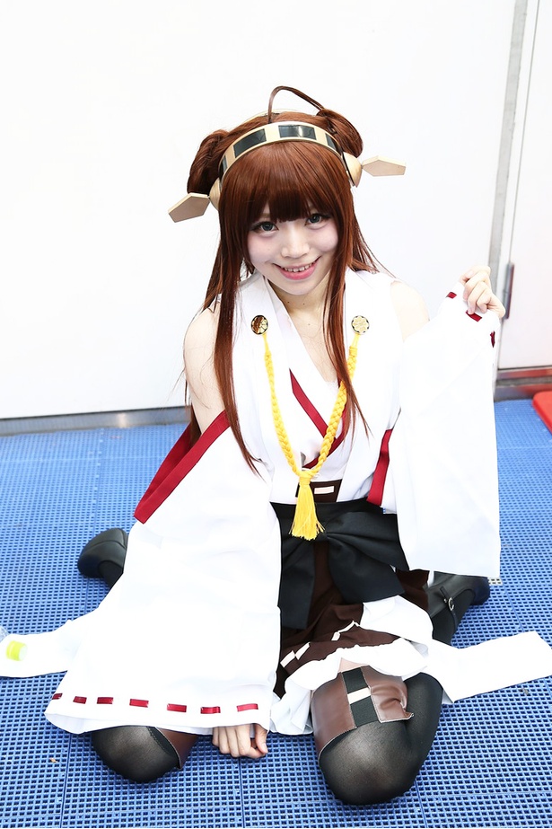 「艦隊これくしょん-艦これ-」の金剛に扮した#ゆいななさん