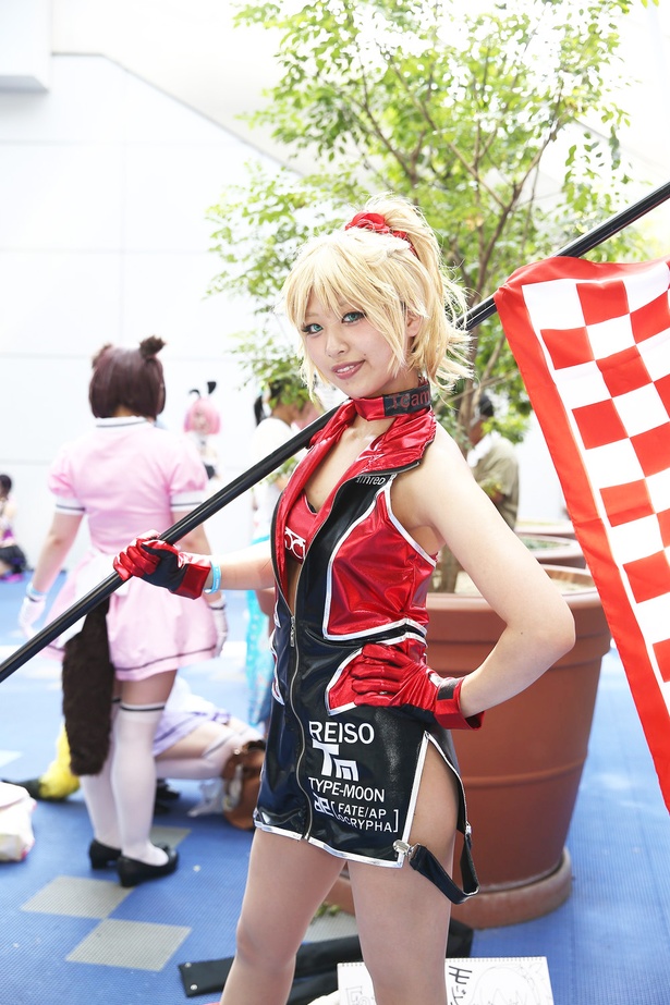 「Fate/Grand Order」のモ―ドレッドに扮した小花さん